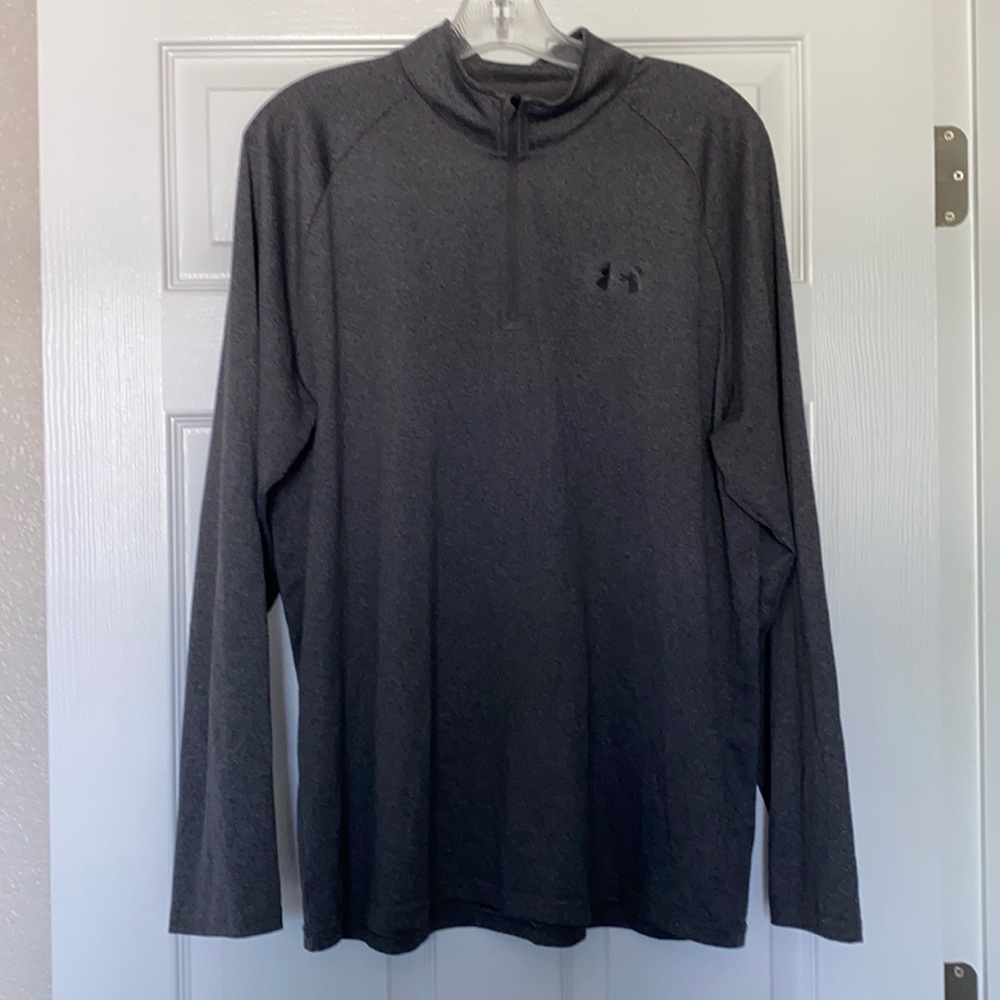 Under Armour Gray Quarter Zip Long Sleeve